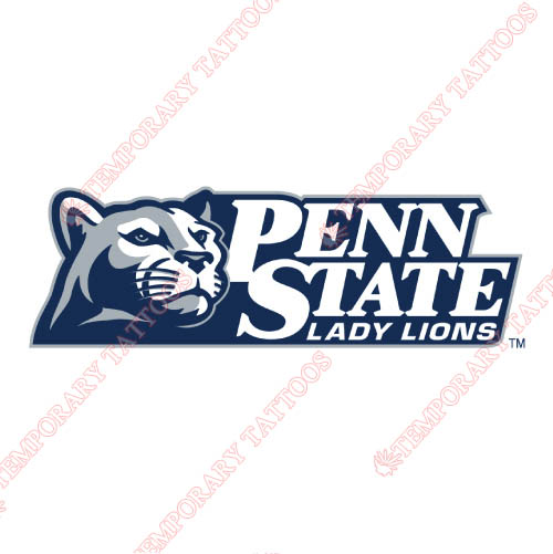 Penn State Nittany Lions Customize Temporary Tattoos Stickers NO.5868